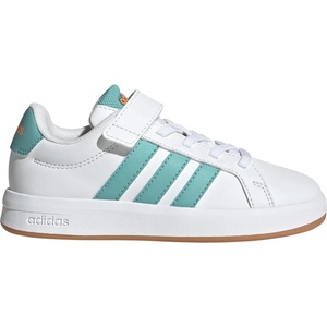 adidas Детски маратонки adidas Kid's Grand Court 3.0 Sneakers - Ftwr White / Mint Ton / Lucid Tangerine - размер 34 (EU) (702-5501-0721)