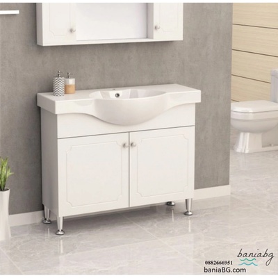 Inter Ceramic Долен стоящ pvc шкаф за баня icp 10080 АЙВЪН
