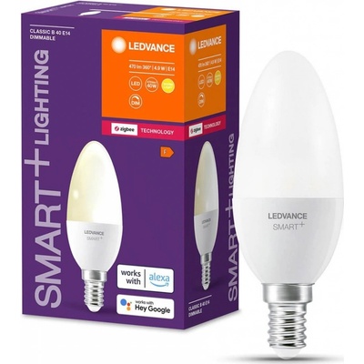 Ledvance LED žárovka E14 B40 4,9W 470lm 2700K Teplá bílá SMART + ZigBee Stmívatelná