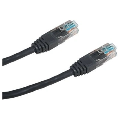 Datacom 1501 patch UTP CAT5E, 0,5m, černý