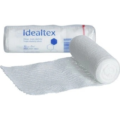 Idealtex Obväz elastický dlhoťažný - 12 cm x 5 m