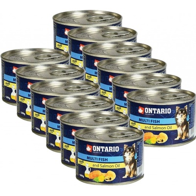 Ontario Multi Fish and Salmon Oil 12 x 200 g