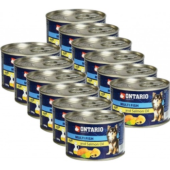 Ontario Multi Fish and Salmon Oil 12 x 200 g