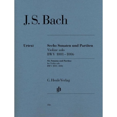 J.S. Bach 6 Sonatas and Partitas for Violin solo BWV 1001-1006 noty na housle – Hledejceny.cz