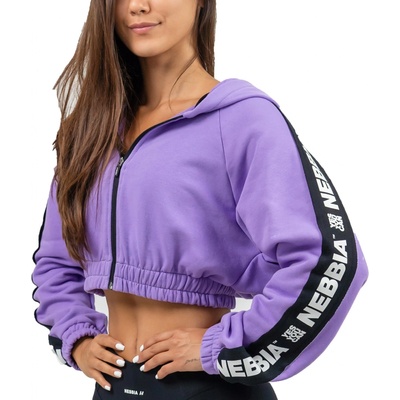 Nebbia Crop mikina s kapucí ICONIC 254