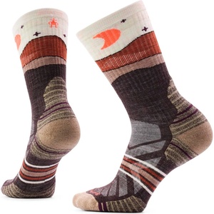 Smartwool Дамски туристически чорапи Smartwool Women's Hike Targeted Cushion Lunar Trek Crew Walking socks - Chestnut - размер 34-37 (EU) (207-2017-0111)