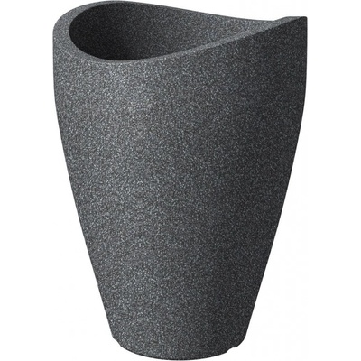 Scheurich Květináč 254 černý granit 40 cm