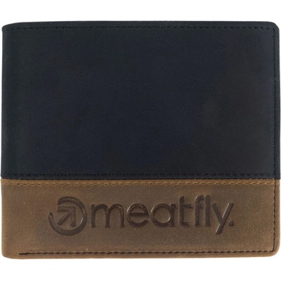 Meatfly kožená peňaženka Eddie Premium Black Oak