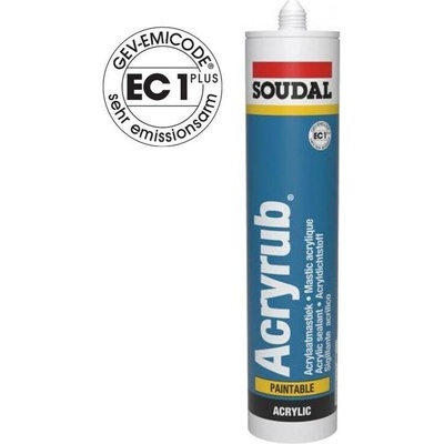 Soudal Acryrub 280 ml bílá