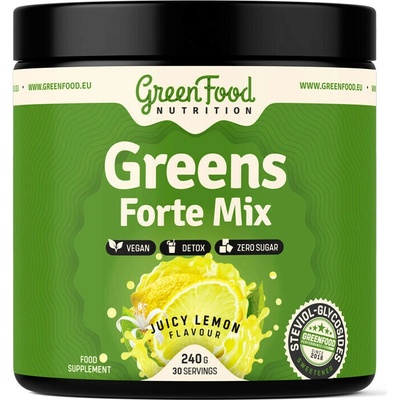 GreenFood Greens Forte Mix Juicy malina 240 g
