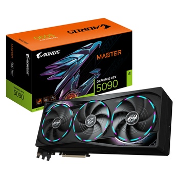 GIGABYTE GeForce RTX 5090 AORUS MASTER 32GB GDDR7 512bit (GV-N5090AORUS M-32GD)