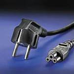 Roline Захранващ кабел за лаптоп 3-pin шуко, 2.5 A/250 V AC, 1.8m (19.99.1028)