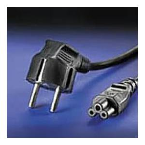 Roline Захранващ кабел за лаптоп 3-pin шуко, 2.5 A/250 V AC, 1.8m (19.99.1028)