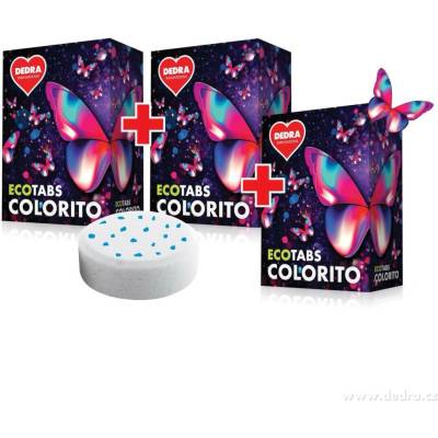 SADA 2+1 EKO TABLETY na barev né prádlo ECOTABS COLORITO