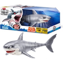 ZURU Robo Alive Interaktivní Plovoucí Žralok Shark Svítící oči Plave