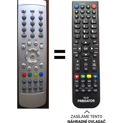 Dálkový ovladač Predátor Sencor STV 21S18FLAT – Hledejceny.cz
