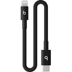 Beats Audio USB-C to Lightning Woven Short Cable (20 cm) - Bolt Black (meqm4zm/a)