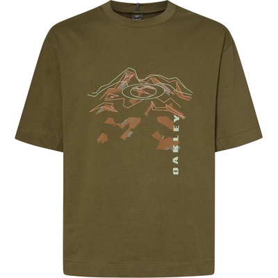 Oakley Мъжка тениска Oakley MTN Ridge Tee T-shirt - Army Green (216-7649-0111)