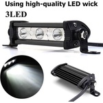  11 См Мощен LED бар с насочена Spot светлина 9W 3 LED 12V 24V За Мотор, АТВ, Джип, 4х4, Offroad, Камион