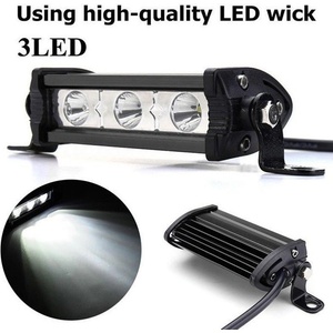  11 См Мощен LED бар с насочена Spot светлина 9W 3 LED 12V 24V За Мотор, АТВ, Джип, 4х4, Offroad, Камион