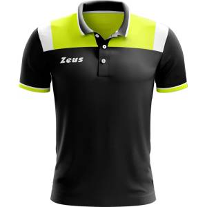 Zeus Мъжка блуза с яка Zeus Vesuvio Men Polo Shirt neon yellow