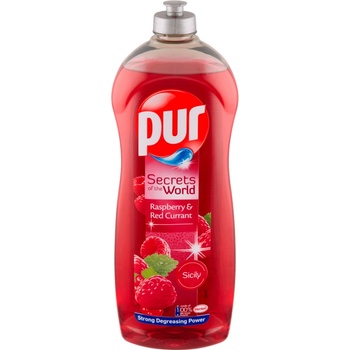 Pur Secrets of the World Raspberry & Red Currant prostriedok na ručné umývanie riadu 750 ml