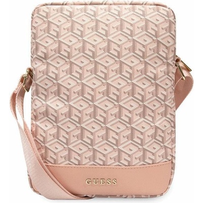 GUESS Чантичка за таблет Guess GUTB10HGCFSEP 10", розова / розова, GCube Stripe Tablet Bag (GUE002891-0)