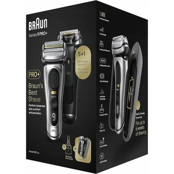 Braun Series 9 Pro+ 9577cc Wet&Dry stříbrný