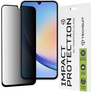 Techsuit Протектор за Samsung Galaxy A34 5G - 111D Privacy Full Glue - черен