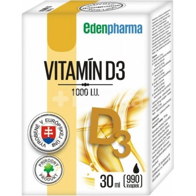EdenPharma Vitamín D3 1000 I.U. 30 ml