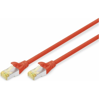 Digitus DK-1644-A-030/R CAT 6A S-FTP patch, Cu, LSZH AWG 26/7, 3m, červený