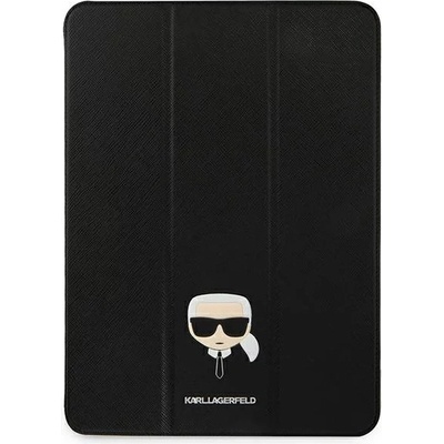 Karl Lagerfeld KLFC11OKHK iPad 11 2021 Book Cover Saffiano Karl Head KLFC11OKHK black