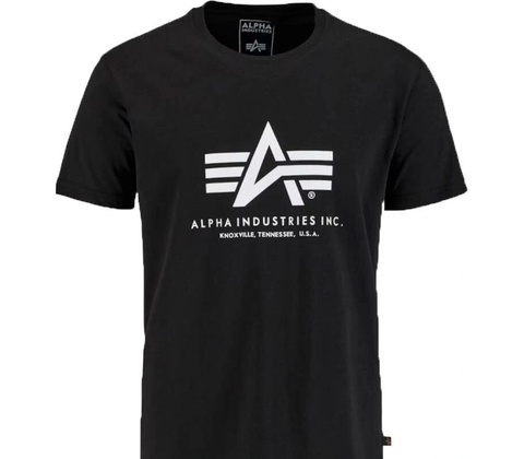 Alpha Industries Basic Big Logo černé