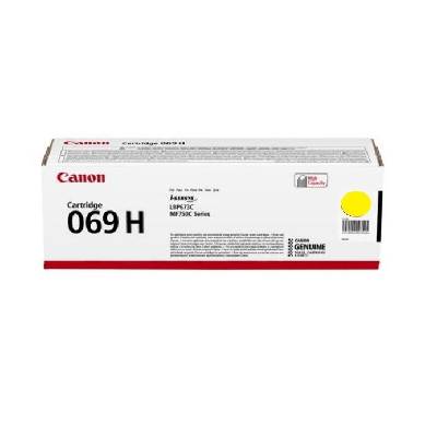 Toner Canon 069 H Y žltý pre tlačiarne Canon i-SENSYS (5500 str./5%) 5095C002