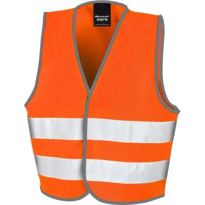 Result Junior bezpečnostná reflexná vesta R200J Fluorescent Orange