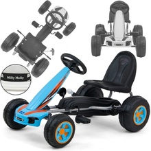 Milly Mally Gokart detská šlapacia kára Viper Blue