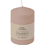 Ego dekor Прахово розова свещ Връх, време за горене 25 ч. Eco - Eco candles by Ego dekor (ZBC-3771020)