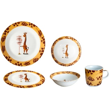 Image 1 of Horecano Kids Детски сервиз за хранене 3 части - жирафче (c146)