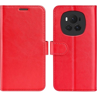 GKK Кожен Калъф с Джобове за Honor Magic 6 Pro, Wallet Book Case, Червен (5906601878783)