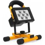  Мощен акумулаторен led Прожектор bl-07 10w/100w, зарядни за 12 v и 220 v