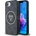 GUESS IML Metal Glitter 4G Circle Triangle MagSafe Case за iPhone 16e - черен (3666339454098)