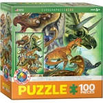 EUROGRAPHICS Пъзел Eurographics от 100 части - Динозаври (61000360) - baby