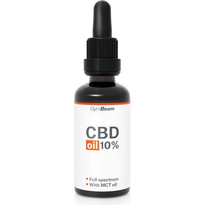 GymBeam 10% CBD масло 50 мл
