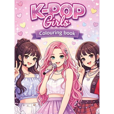 Omalovánky Arts and Crafts Kpop girls