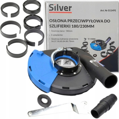Prachovka pro úhlovou brusku 180-230 mm odsávání prachu Silver – Hledejceny.cz