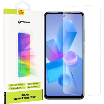 Techsuit Протектор за Infinix Hot 40 / 40 Pro / Tecno Spark 20 Pro / Pova 5 Pro - Clear Vision Glass - Прозрачно