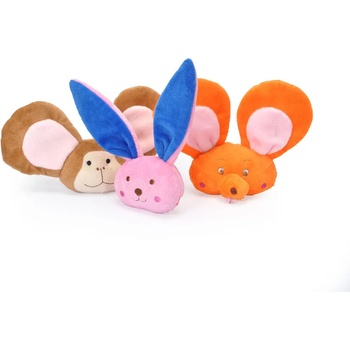 Image 1 of Camon soft toys- Плюшена играчка за кучета със звук -заек, маймуна, хамстер 18см