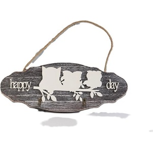  ДЕКОРАЦИЯ ЗА СТЕНА СЪС ЗАКАЧАЛКИ happy day 29/11СМ (w198)