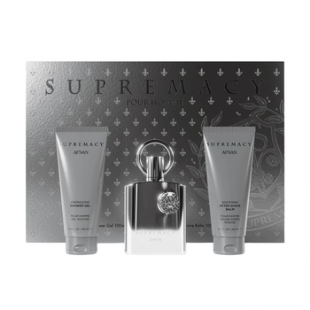 Afnan Supremacy Silver EDP 100 мл + SG 100 мл + ASB 100 мл - Подаръчен Комплект за Мъже