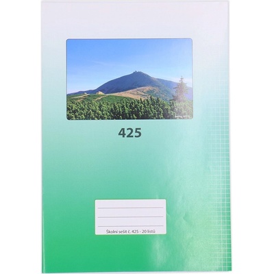 Vikpap 425 Sešit A4 čtvereček 20l.